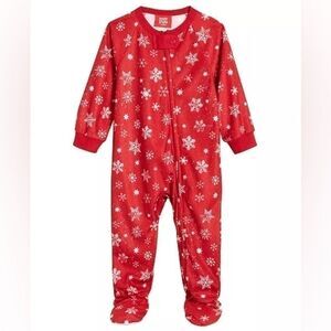 Family Pajamas Matching Baby Merry Pajamas - Snowflake size 24 Mo